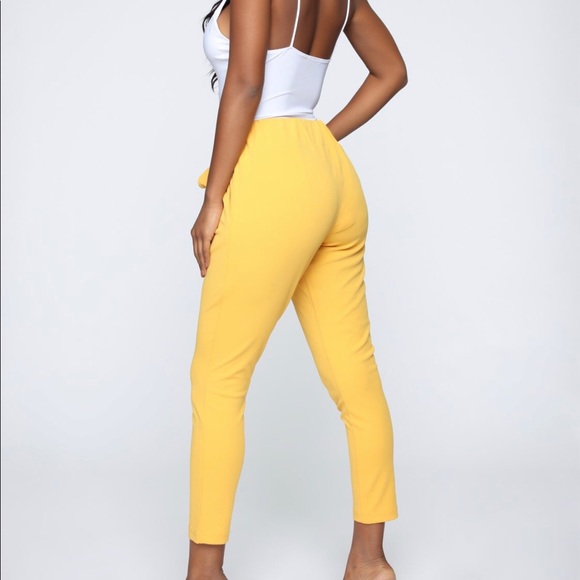 ADORABLE MUSTARD PANTS SIZE:XL - Picture 4 of 6